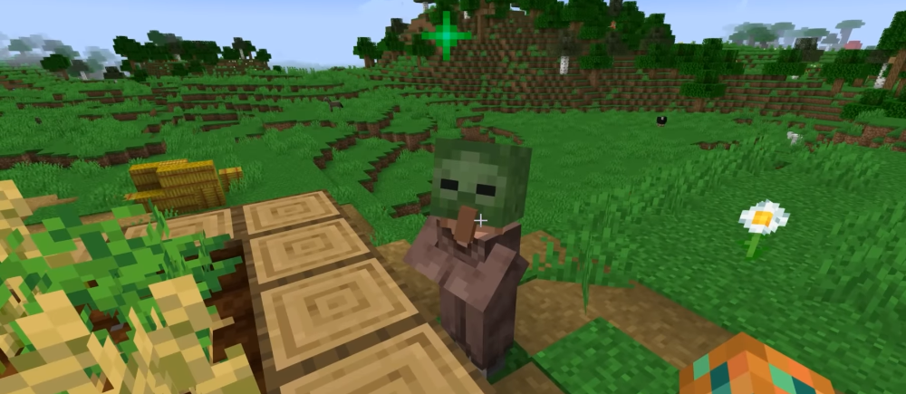 What if a villager turns into a zombie… well, almost? In Minecraft