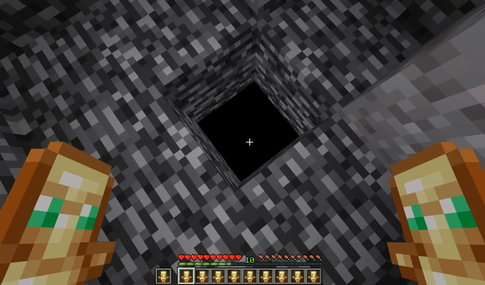 Operação “Voo ao Nada” no Minecraft