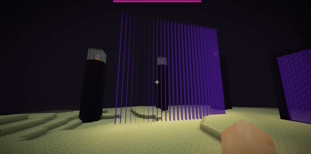 Ender-Dragão contra o portal! No Minecraft