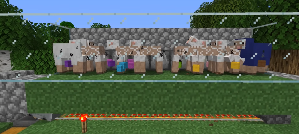 My Automatic Wool Farm in Minecraft