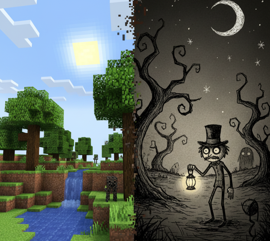 Minecraft vs Don't Starve: Kum Havuzlarının Devleri