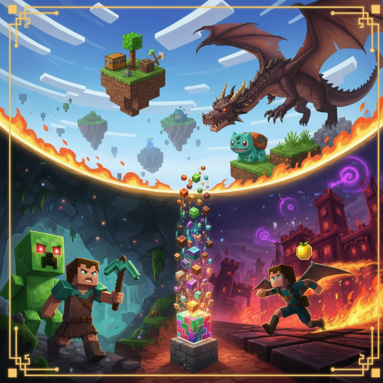 Hayatta Kalmanın Ötesinde: Minecraft'ı Geçmenin En Sıradışı Yolları