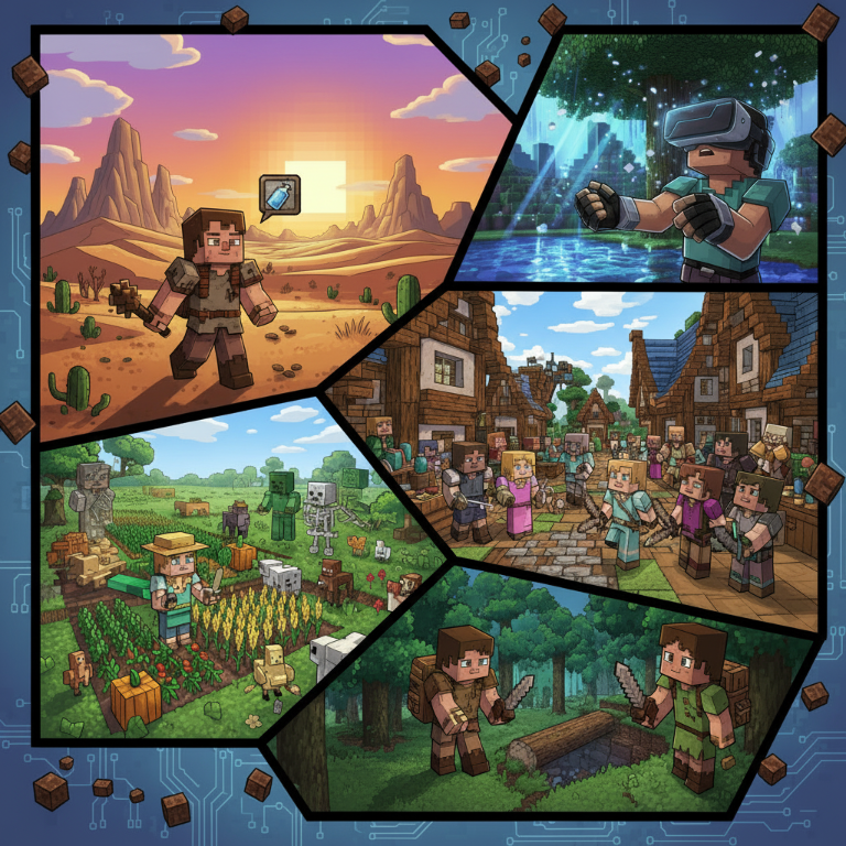 Minecraft'ta Yaratıcı Meydan Okumalar: Bugün Yeni Bir Şey Deneyin!