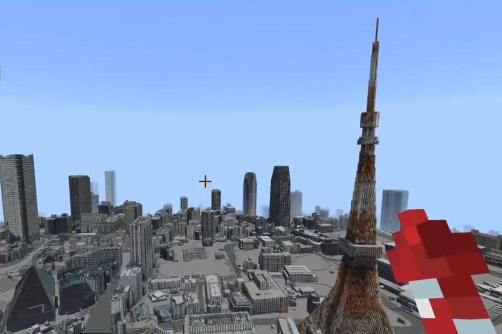 A Student Recreated All of Tokyo in Minecraft Using Open Government Data