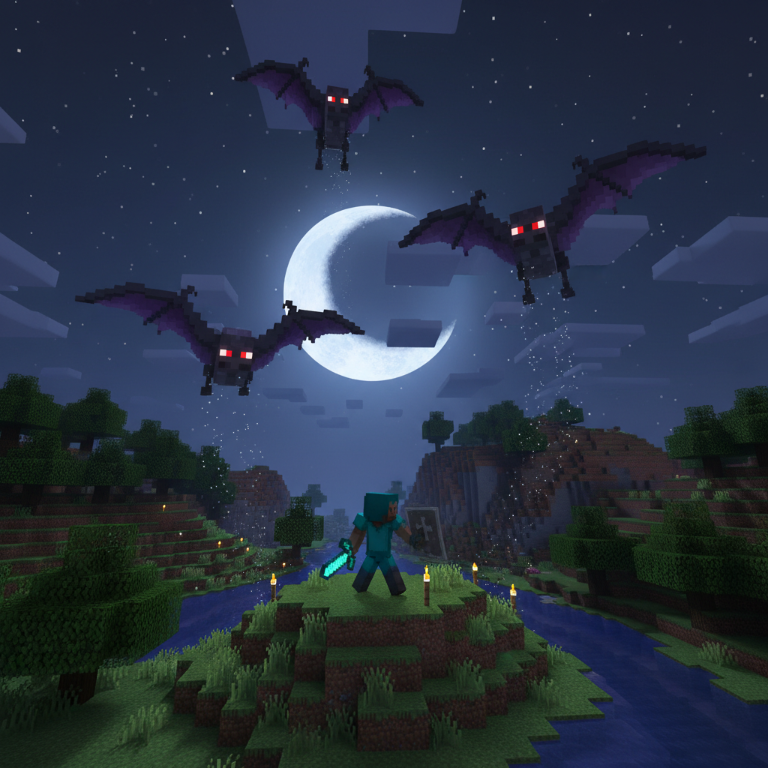 Amenaza desde el cielo: Todo lo que necesitas saber sobre los fantasmas en Minecraft