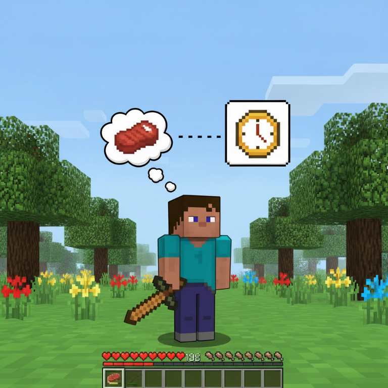 Survival Secrets: Why the Hunger Bar in Minecraft Doesn't Decrease When Standing Still