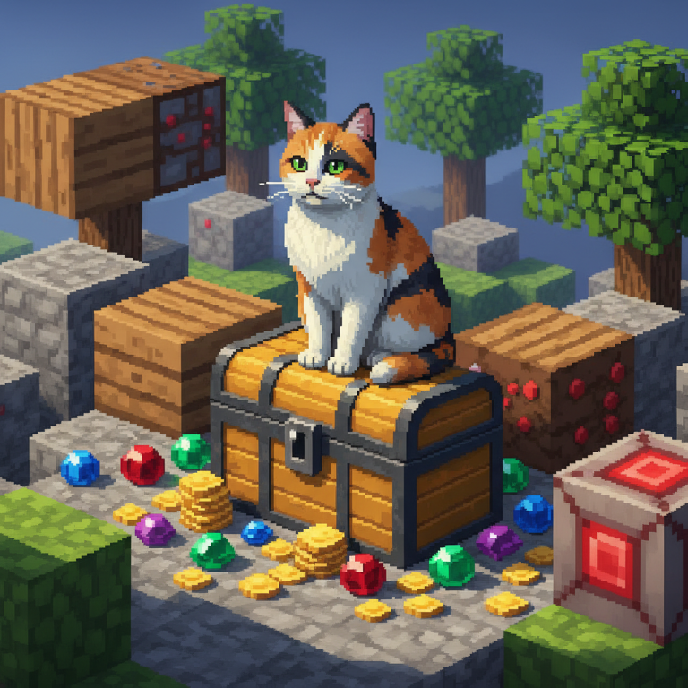 En busca de la rareza: Los secretos del gato tricolor en Minecraft
